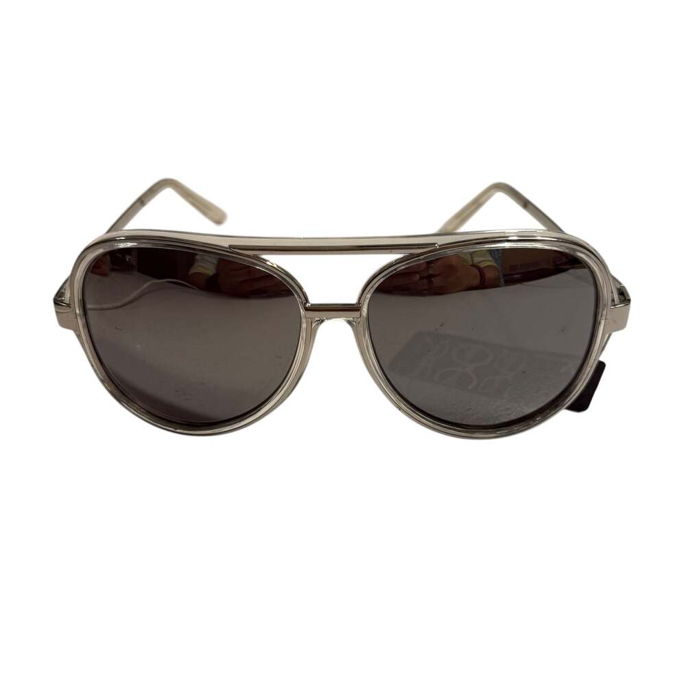 Prive Revaux The Commando Aviator Sunglasses Silver Clear AV-1515